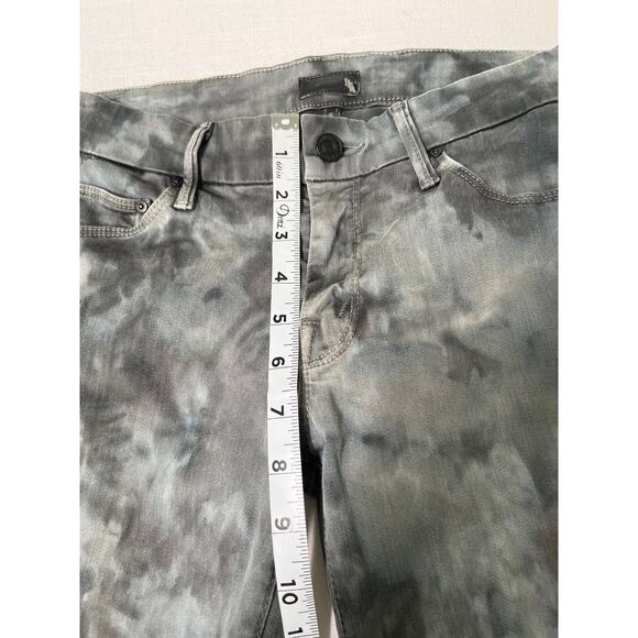 Mother Women The Looker Spontaneous Combustion Skinny Jeans Size 28 Tie Dye Gray - Picture 8 of 12